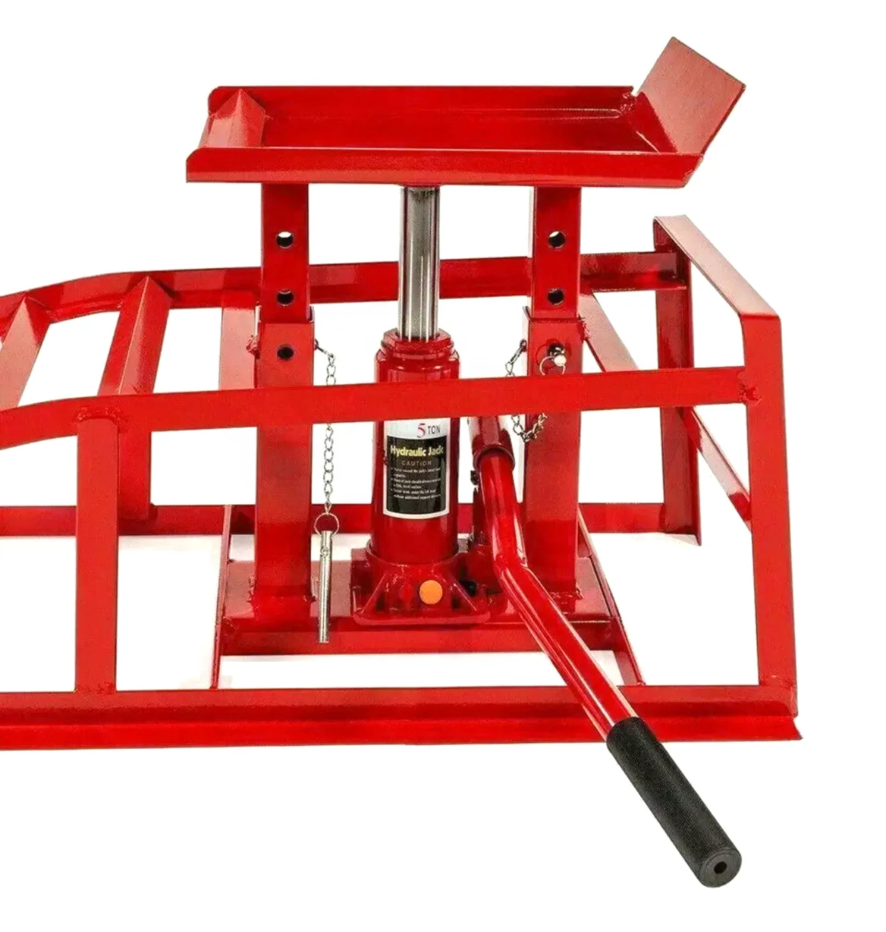 CE 5T Adjustable Hydraulic Car Ramps 5 ton Steel Vehicle Lift Ramp for Cars Auto Hydraulic Service Jack Car Ramp