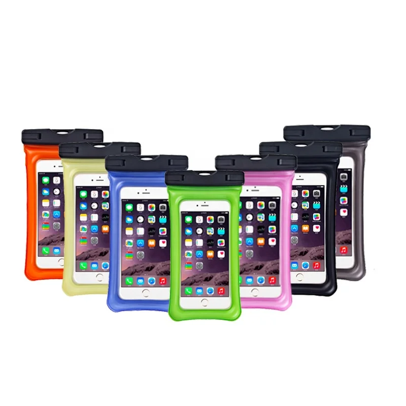 Mobile phone waterproof bag high sensitivity touch screen waterproof mobile phone shell air bag floating rope