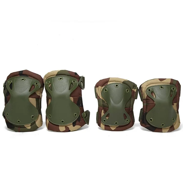 Sports protection Set Tactical Outdoor Training Skiing Skate Board Riding Protective Gear Tactical Elbow Knee Guard Pad