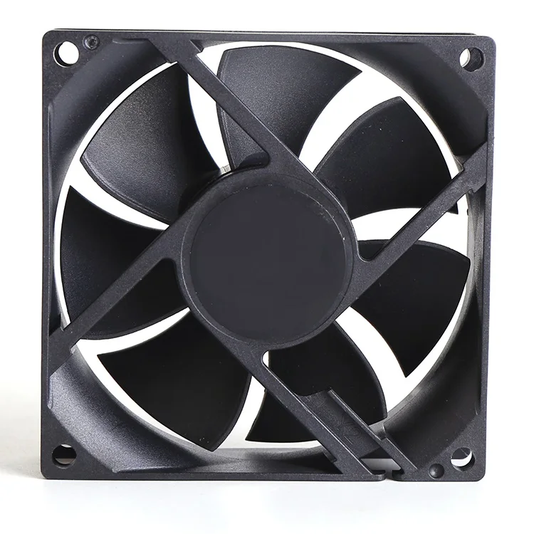 XinBinMing 8025 24v Solar Powered Fan Rotary Dc Brushless Heat Extractor Fans 80mm Exhaust Ventilation Axial Flow Fan 12v