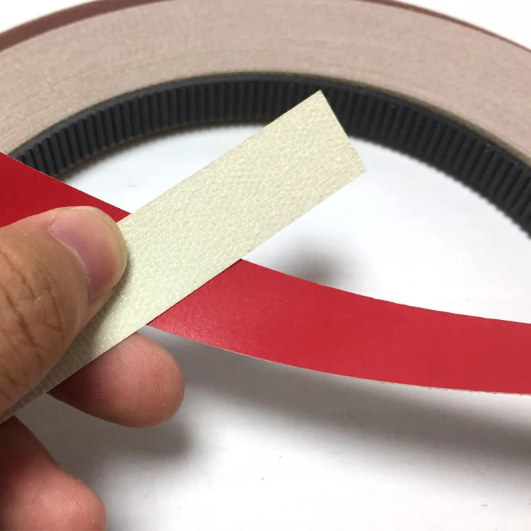 White Black Hot Melt Self Adhesive Pre Glued Woodgrain Melamine Paper Edge