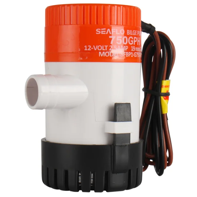 Двигатель SEAFLO 24V DC 750GPH, водяной насос для лодок