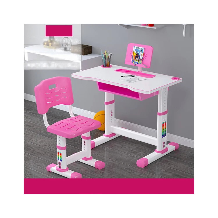 
Child Study Table And Kids Study Chair For Children Reading In Preschool 