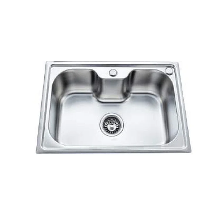 Cheap kitchen sink trough sink with two faucet and kitchen sink fittings