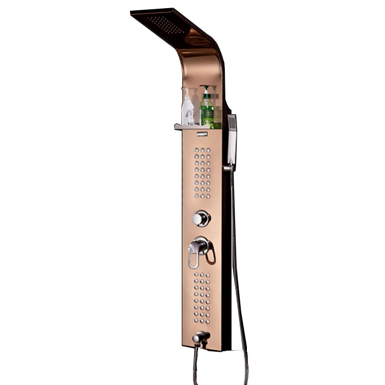 Настенная душевая панель для ванной комнаты из нержавеющей стали