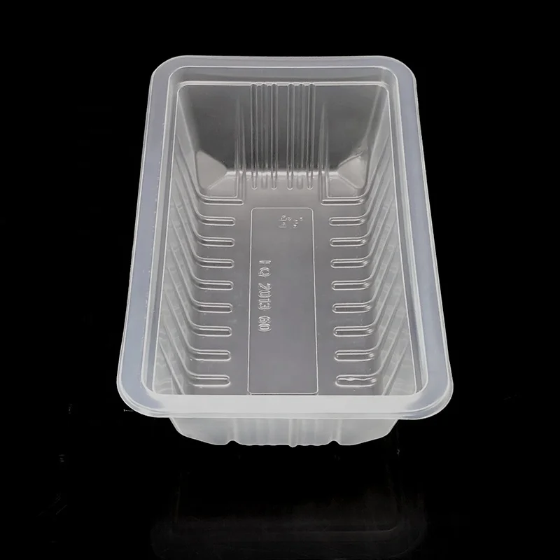 Food grade plastic container box PP tray fresh meat for frozen foods  tray