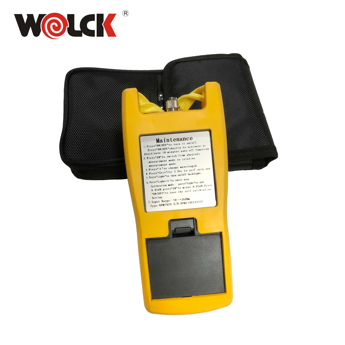 Handheld Wavelength 800-1700nm Fiber Multifunction Optical Power Meter