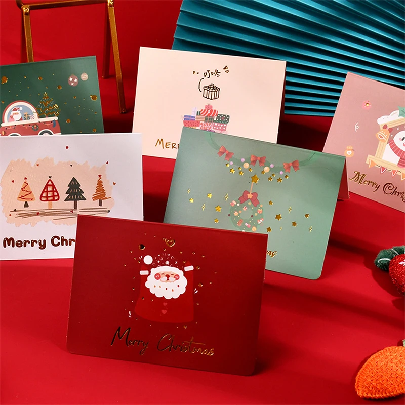 Custom Printed Christmas Beautiful Postcards Thank You Cards for Gift