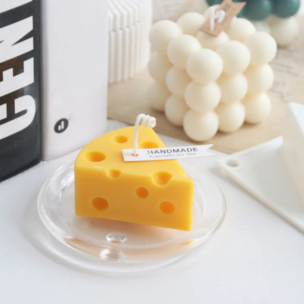 Cheese Shape Silicone Candle Mold Scented Mousse Cake Moulds Soap Mold Chocolate Fondant Pastry Baking Decorating Tools Bakeware