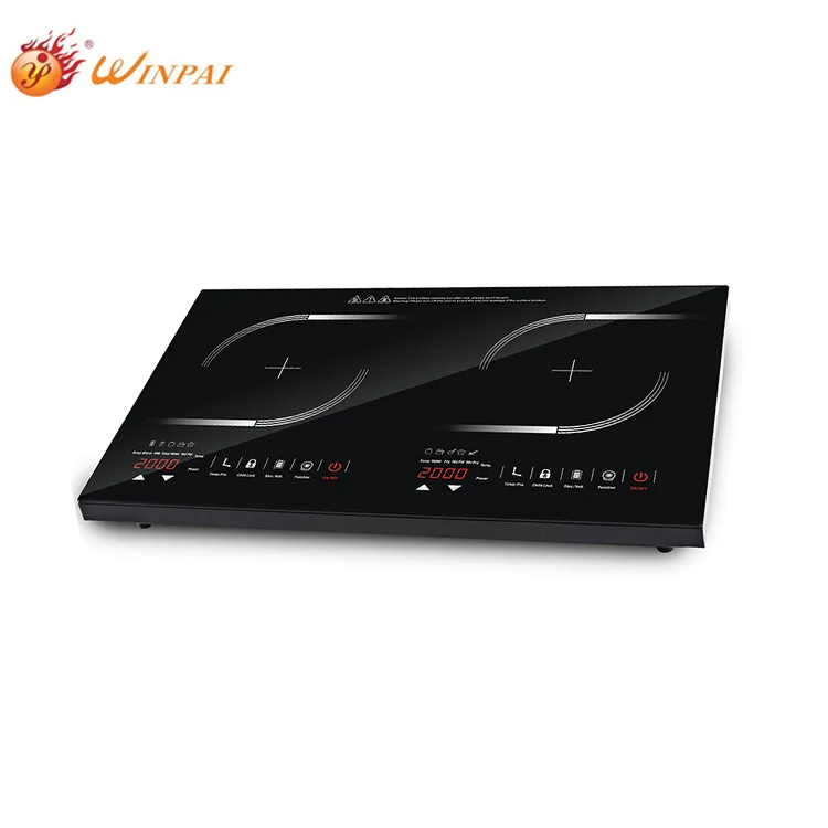 Wholesale Factory 2 burner induction cooker two plate induction hob double induction cooker with Kids Safety Lock,
