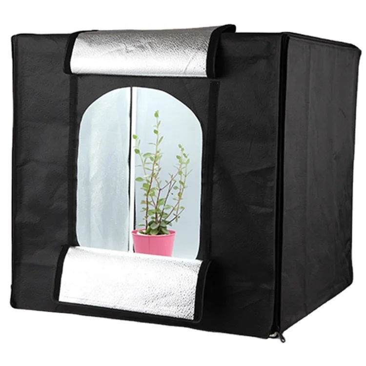 Китайская продукция, черная квадратная фотография, 40 см, мини-светодиодный студийный фотобокс, комплект