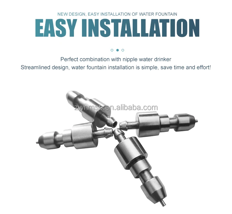Крыса мышь соска поилка из нержавеющей стали