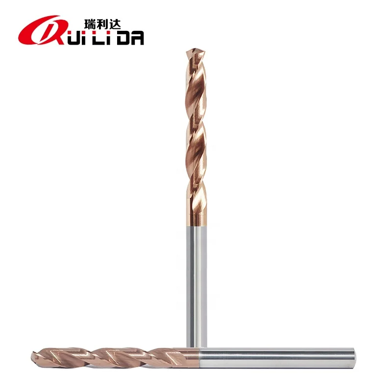 HRC 55 Tungsten Solid Carbide Twist Drill Bit for Cast Iron with 6mm