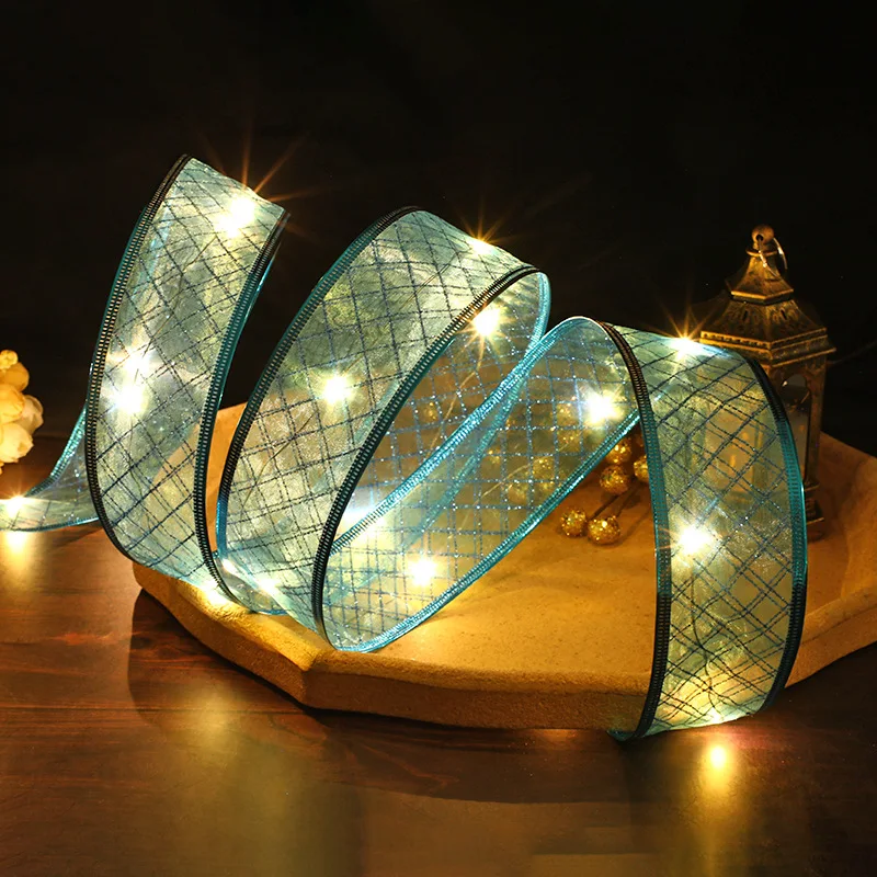 Рождественская гирлянда лента светодиодная светящаяся 20 м Проводная для украшения деревьев Рождественский фестиваль