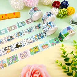 wholesale custom gold foil postage kawaii stamp washi tape printing suppliers with set