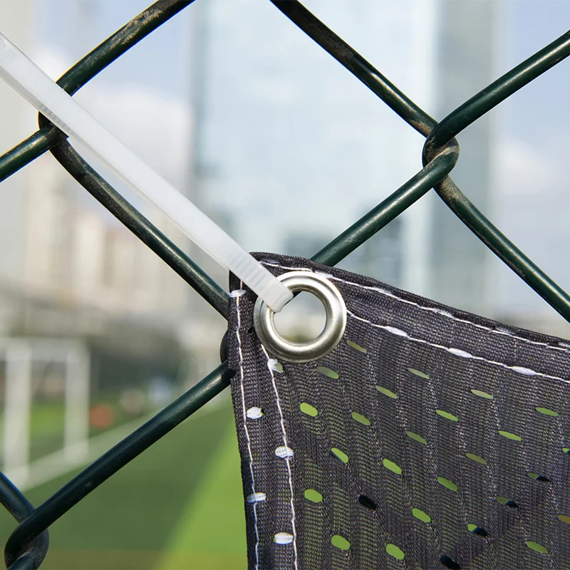 Outdoor Advertising Mesh Banner Fabric Full Color Printed Windproof Fence Mesh Banner