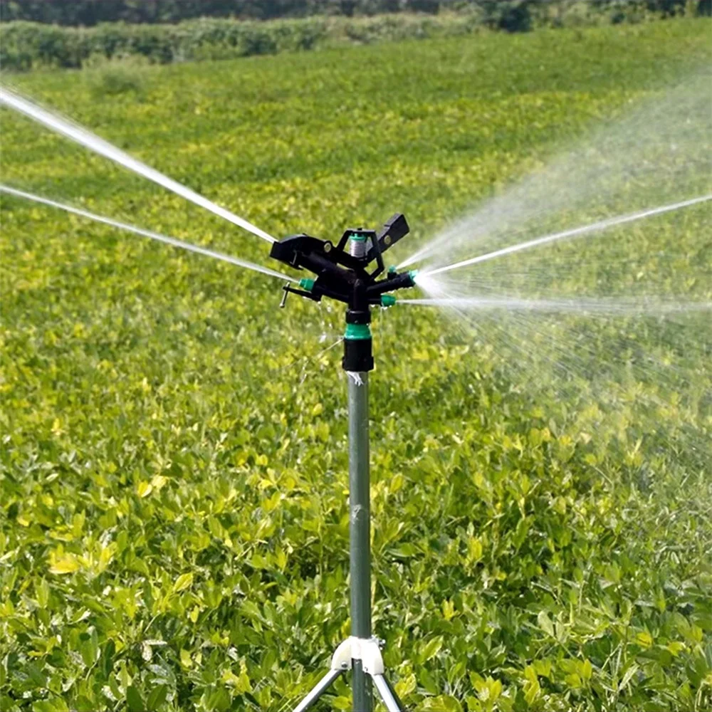 
Factory Supply Full Round Arm Thread Rotating Rocker Sprinkler for garden lawn orchard fruit tree 