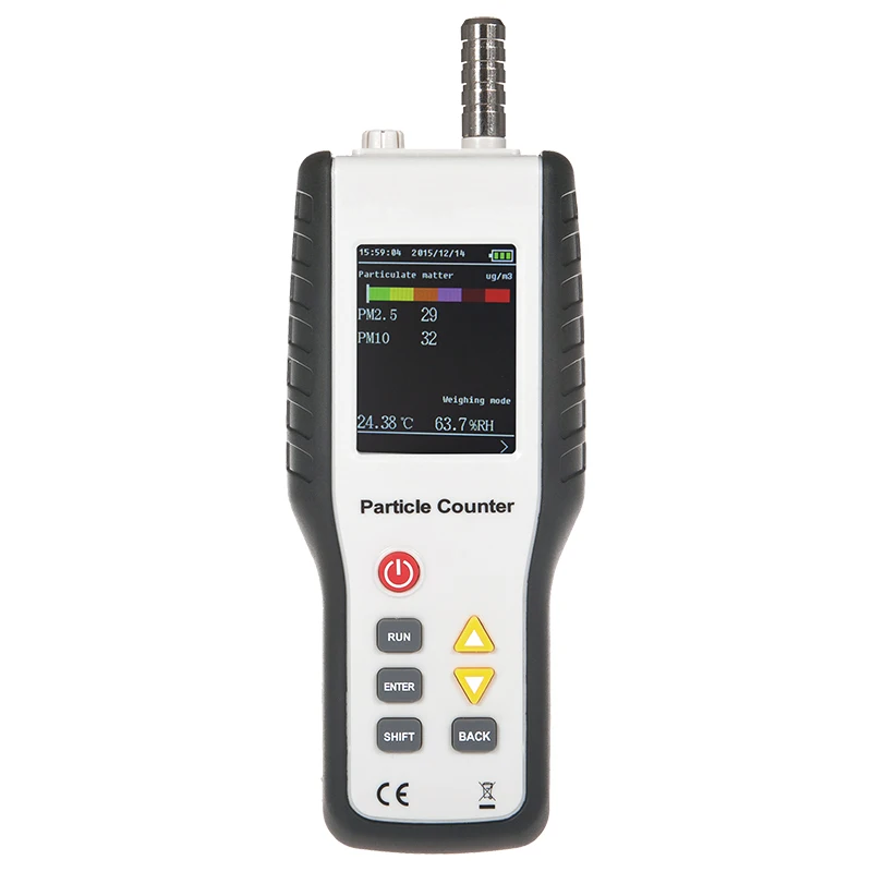 HT-9600 air analyzer measuring PM2.5 PM10 counting of dust particles temperature and humidity air quality detector meter