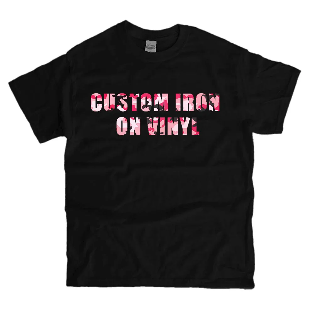 new arrival custom brand camouflage pattern iron on heat transfer letters vinyl for sportswear logo
