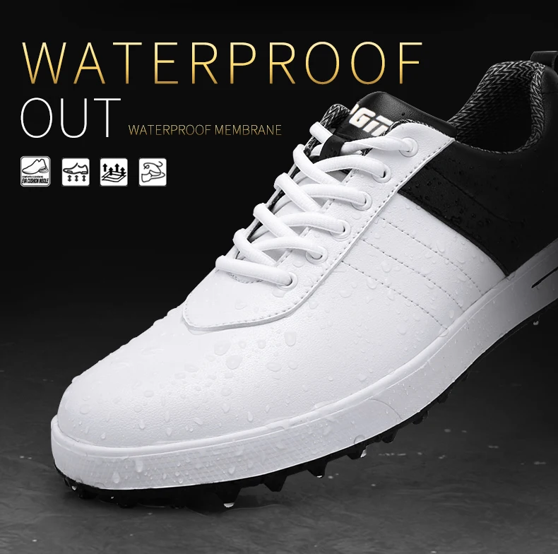 PGM XZ089 Golf wholesale Shoes OEM Black White For Men