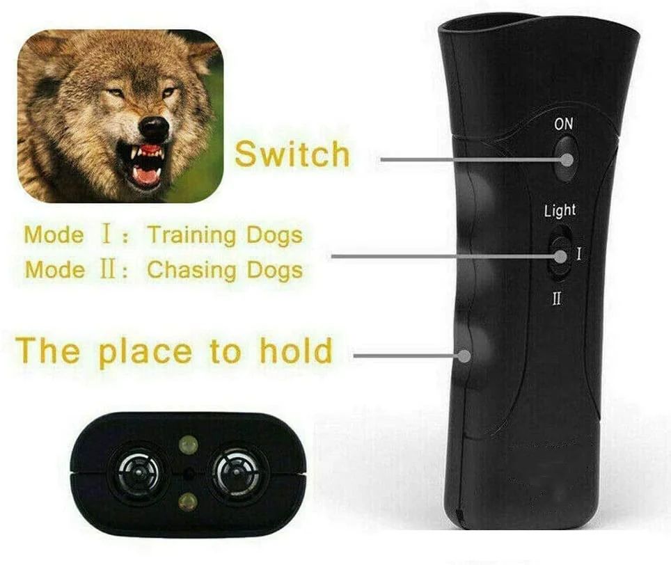 Dog Bark Deterrent Devices Indoor Ultrasonic Repller Monkey Animal And Insect Repllers Antidog Barking Trainer Insects