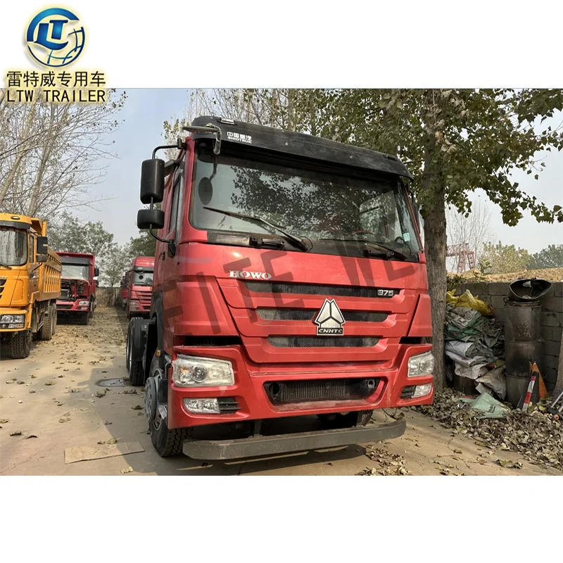 Новая шина Howo 6x4 новая кабина для тяжелых тягачей головка 371 л.с. 375 Подержанный тягач цена на продажу