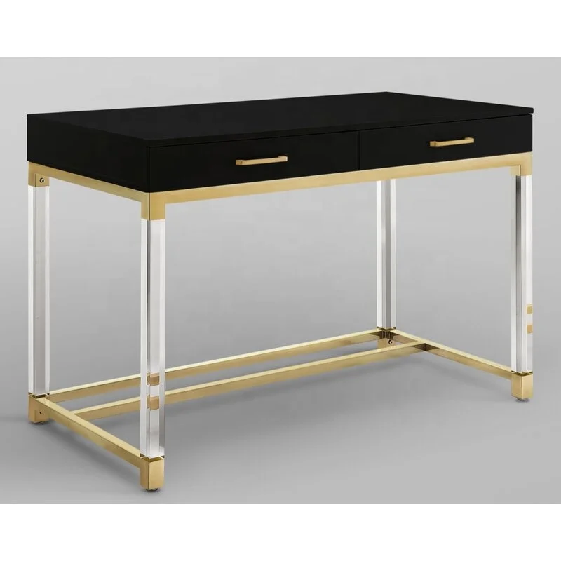 Современная офисная мебель, акриловый офисный стол, оптовая продажа с завода, акриловый компьютерный стол