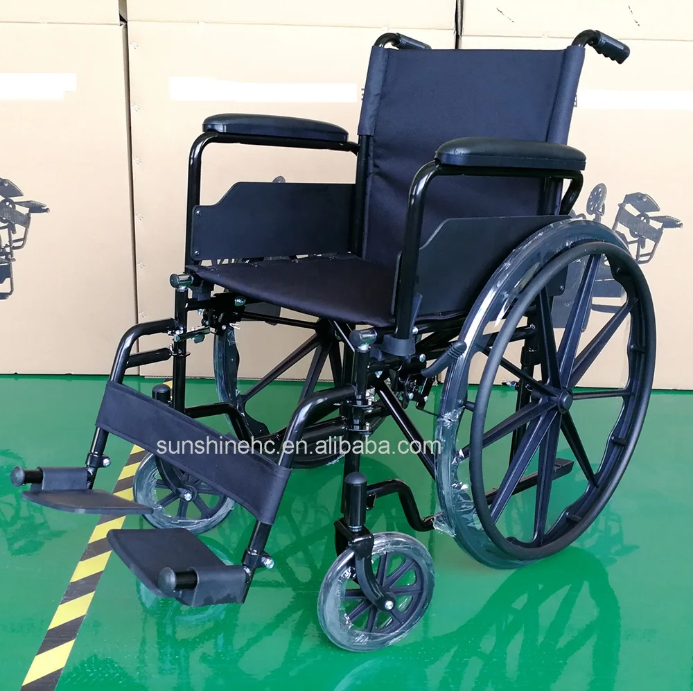 WH932S High Quality Economic Medical Wheelchair Steel Manual Wheelchair For Elderly And Disabled