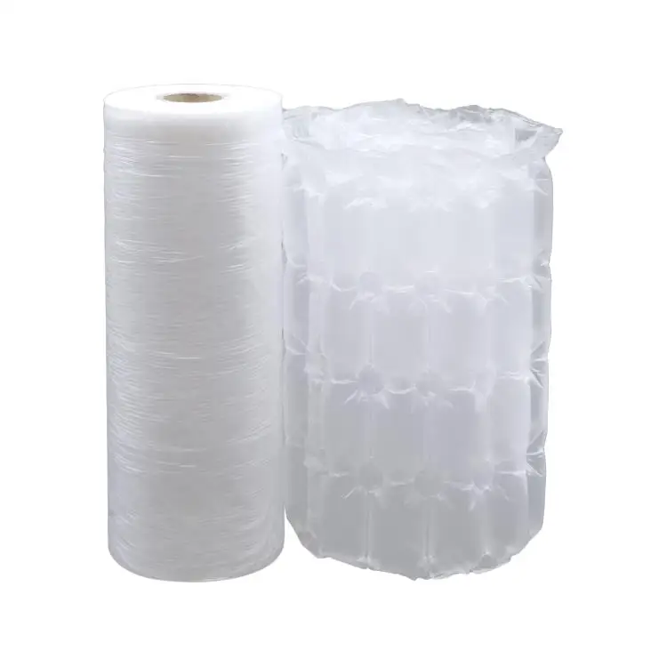 The strongest protective inflatable cushion bubbles wrap the pillow roll four rows of bubbles