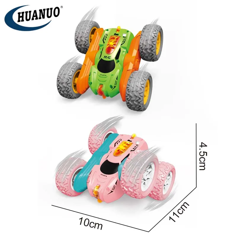 1/32th Mini Double Sided Rc Stunt Car 2.4G 5CH 20KM/H Remote Control High Speed Rotating Stunt Car Rc Vehicle Toys