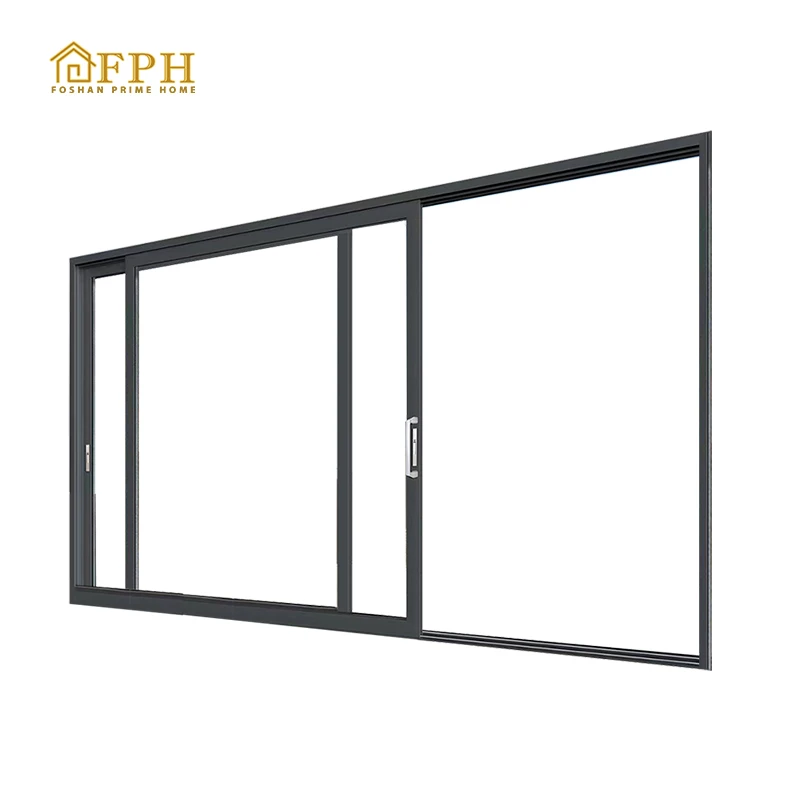 windproof waterproof new construction aluminium double glass sliding door exterior walls designs sliding glass doors