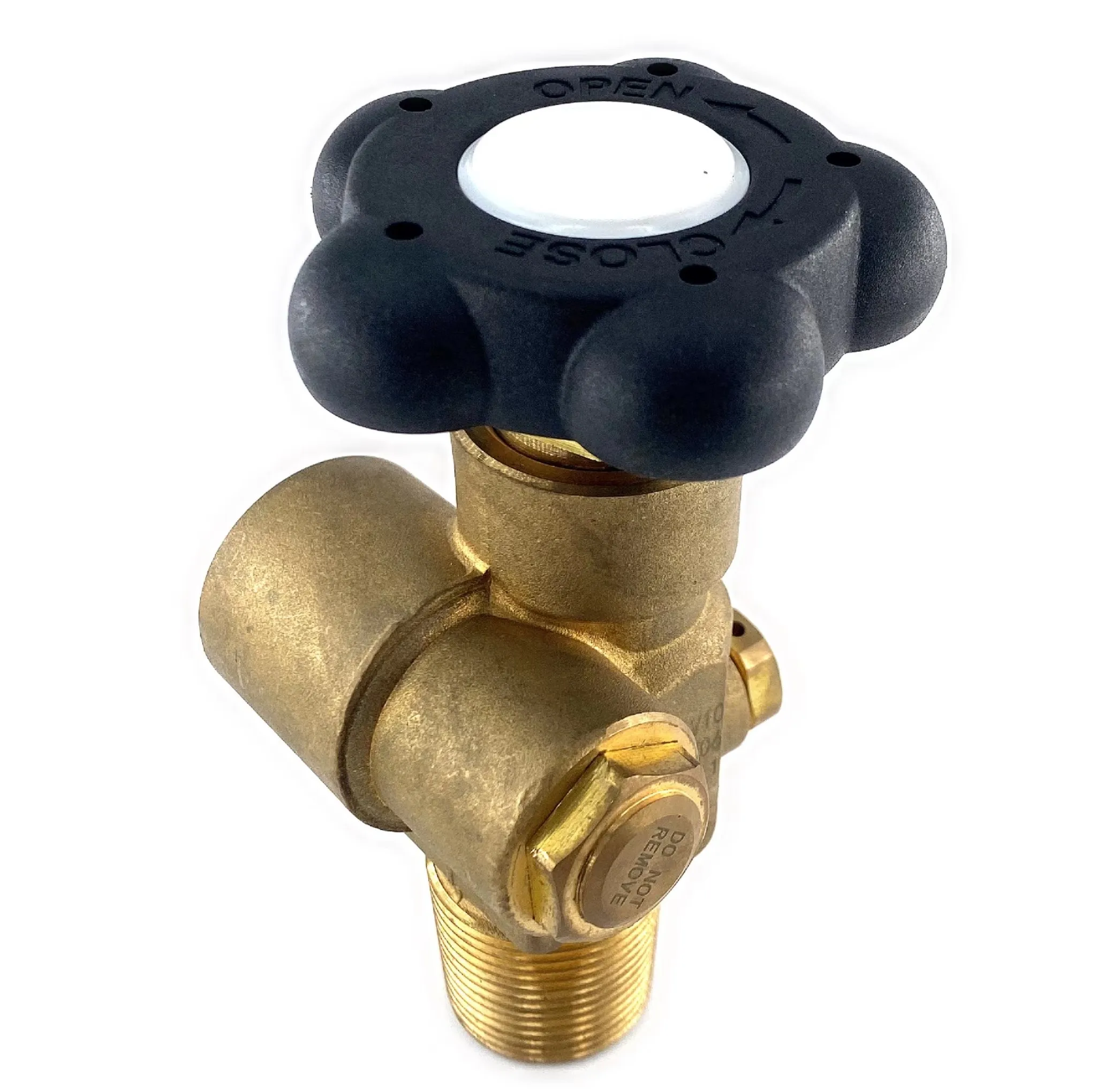 China Factory brass non return safety and security oxygen nitrogen air cylinder valve QF-40