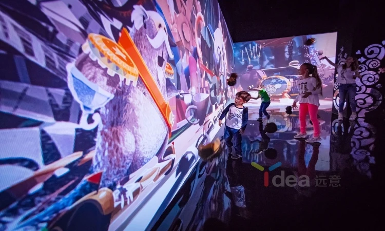 Hot sale professional Indoor outdoor LED  interactive projection floor with 500 free effects