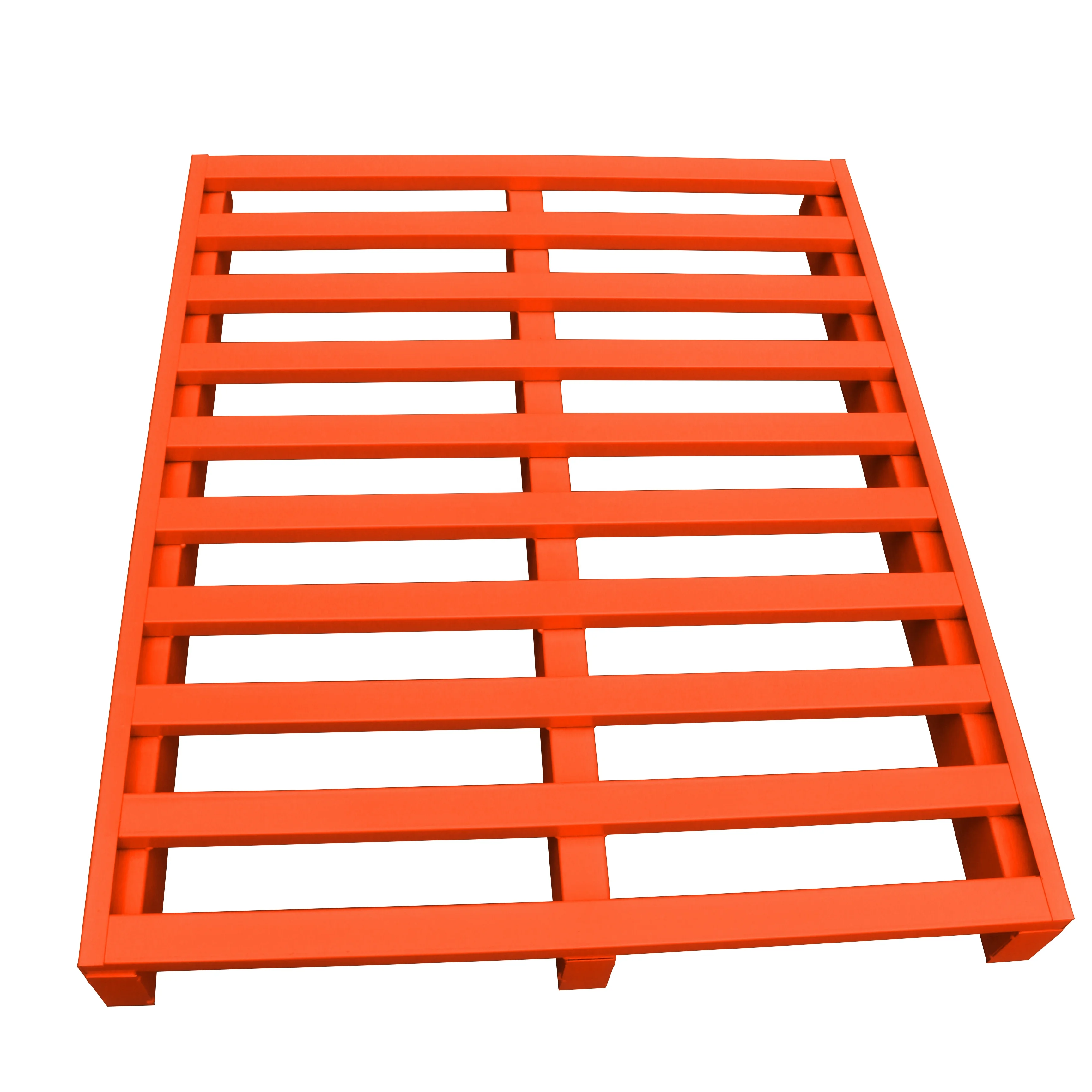 Steel pallet logistic storage two sided galvanized reusable metal shipping forklift factory iron pallets sheet metal pallet