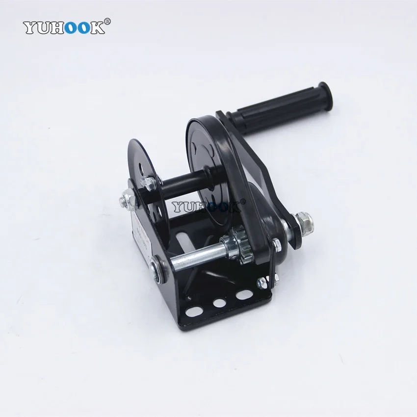 Manual Hand Winch Boat Trailer Heavy Duty with Cable and Hook and Belts