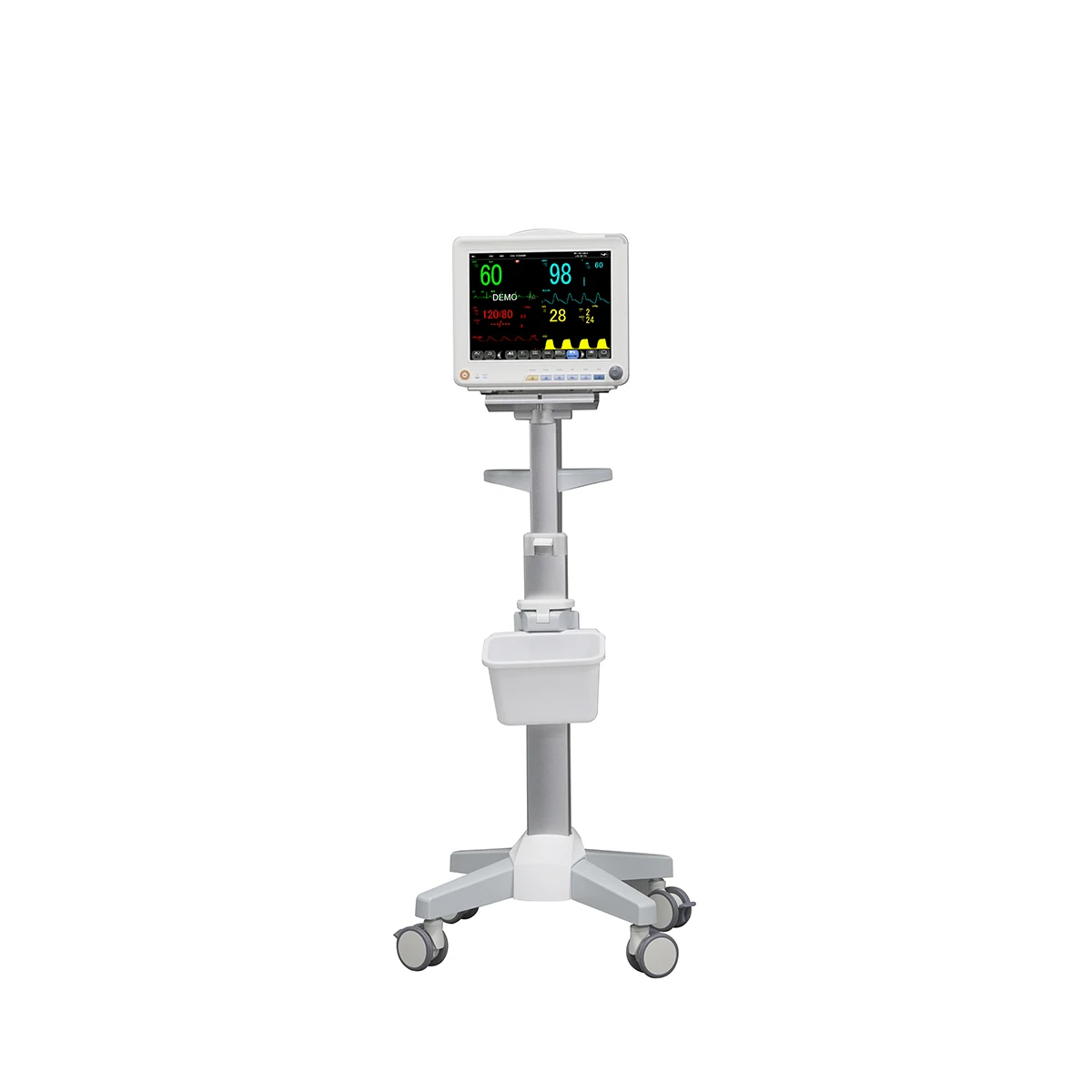 Medical Vital Signs Monitor Multi Parameter Monitor Veterinary ICU Portable 12.1 Inch Touch Screen Monitor