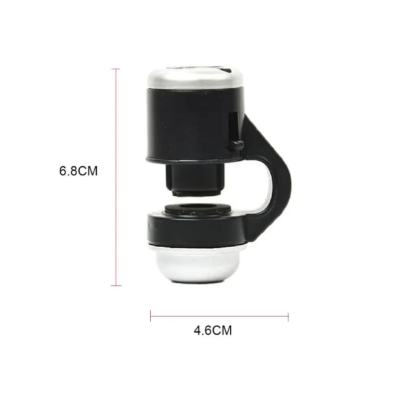 Mobile Phone External Microscope Head LED Light 30 Times HD Micro Fisheye Magnifying Glass Jewelry Jade Identification