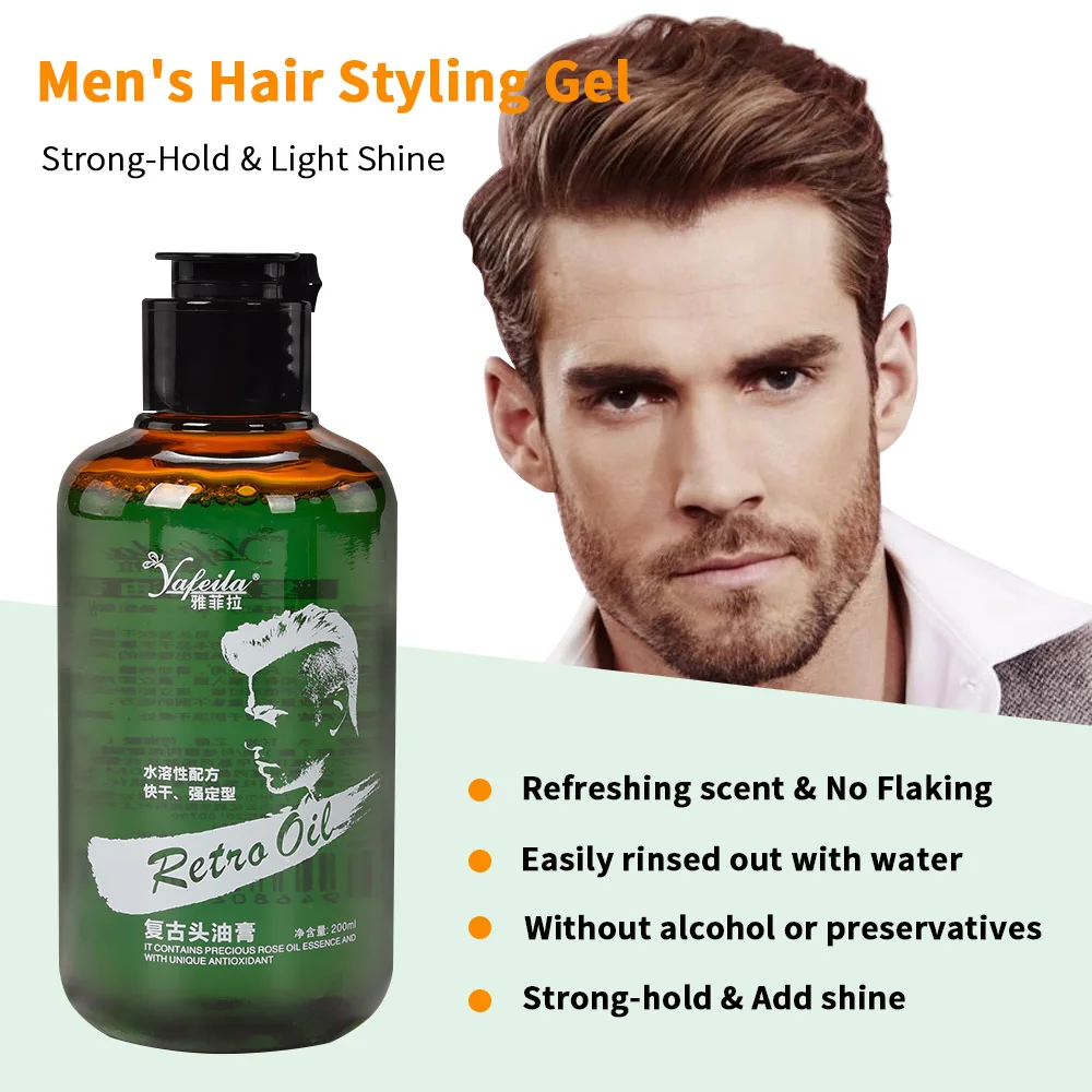 Custom Frizzy Hair Styling Gel Gummy Shine Enhance Gel Pro Hair Style for Boys