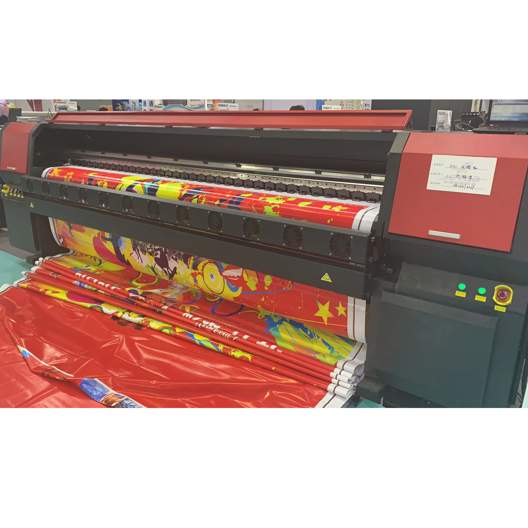 Mimage 3.2m 10ft large format printer fast speed 512i pvc banner tarpaulin printing machine