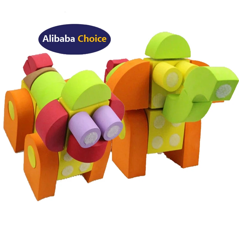 2024 Factory Custom High Grade EVA Foam DIY Educational Building Blocks 12-Inch Long New Design Anime Kids Christmas Children