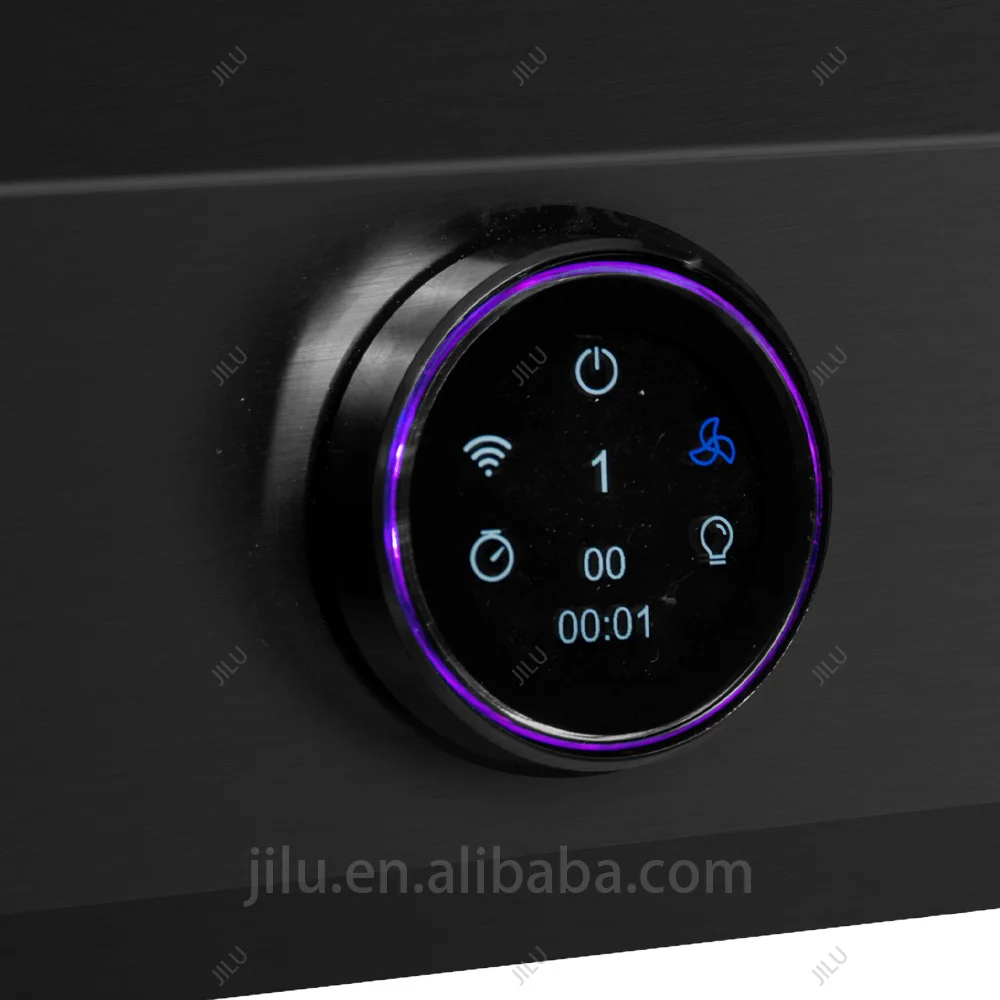 2024 Latest Electric Smart Kitchen Stainless Steel Housing Mobile Phone APP Controlled Range Hood for Household Use