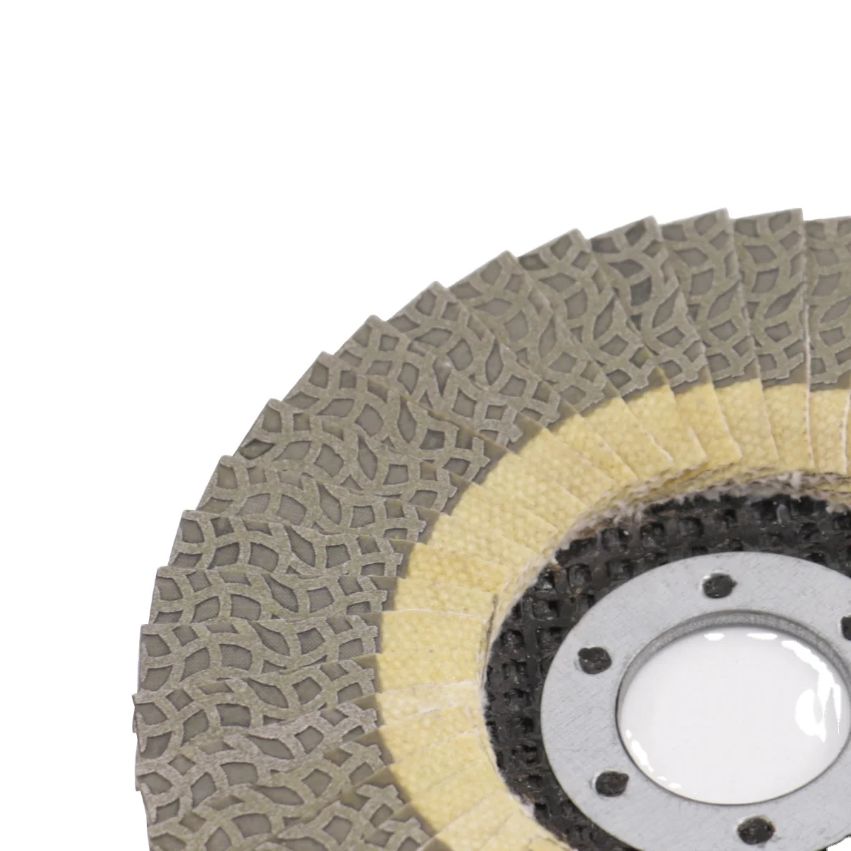 Z-LION 4.5 Inch Electroplated Diamond Flap Discs for Stone & Construction