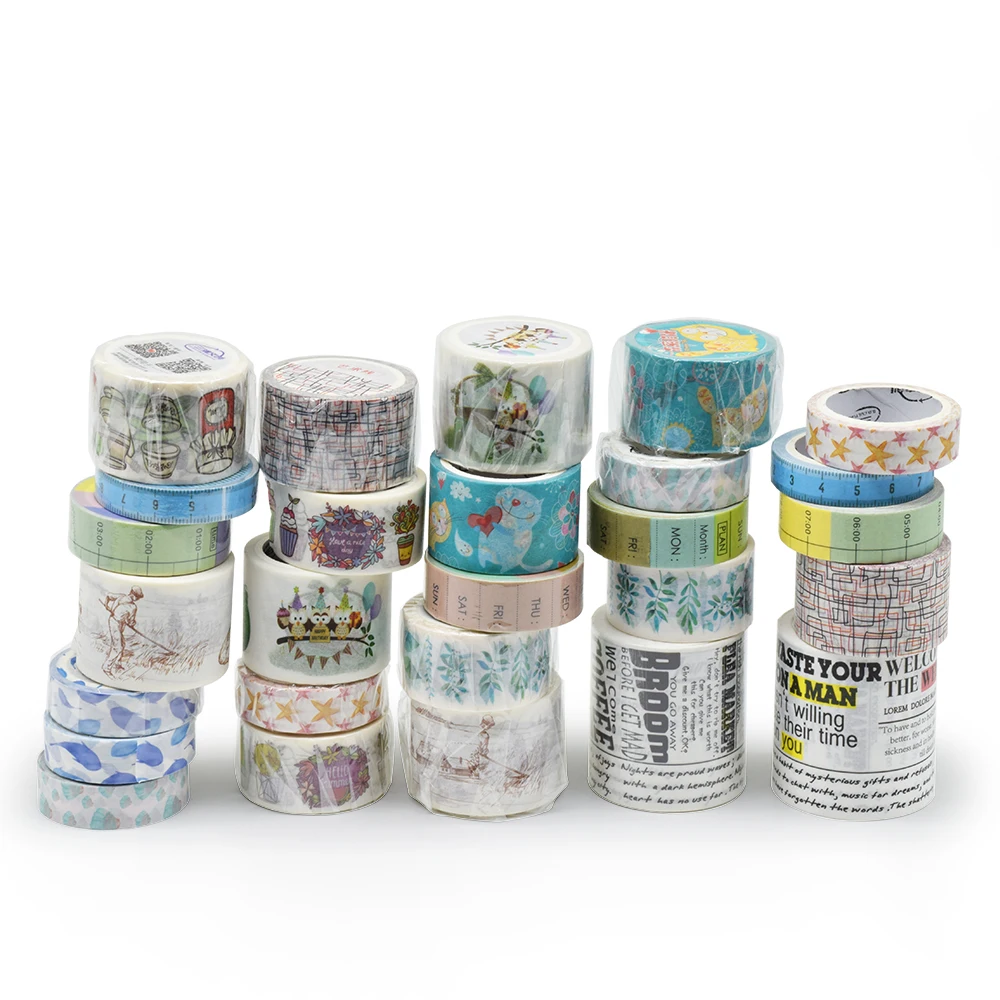  Новейшая американская Милая Роскошная бумажная лента Kawaii Washi детские школьные канцелярские товары с