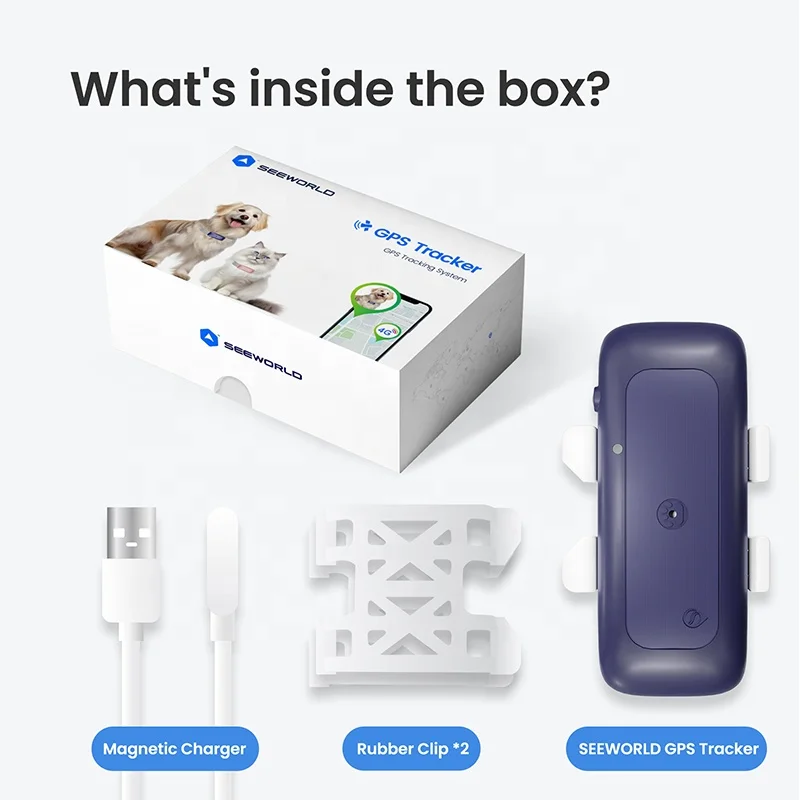 Waterproof IP67 4G Mini Locator Smart Real Time Location Localizador Pet Tracker GPS Tracking Device For Dog Cat Collar
