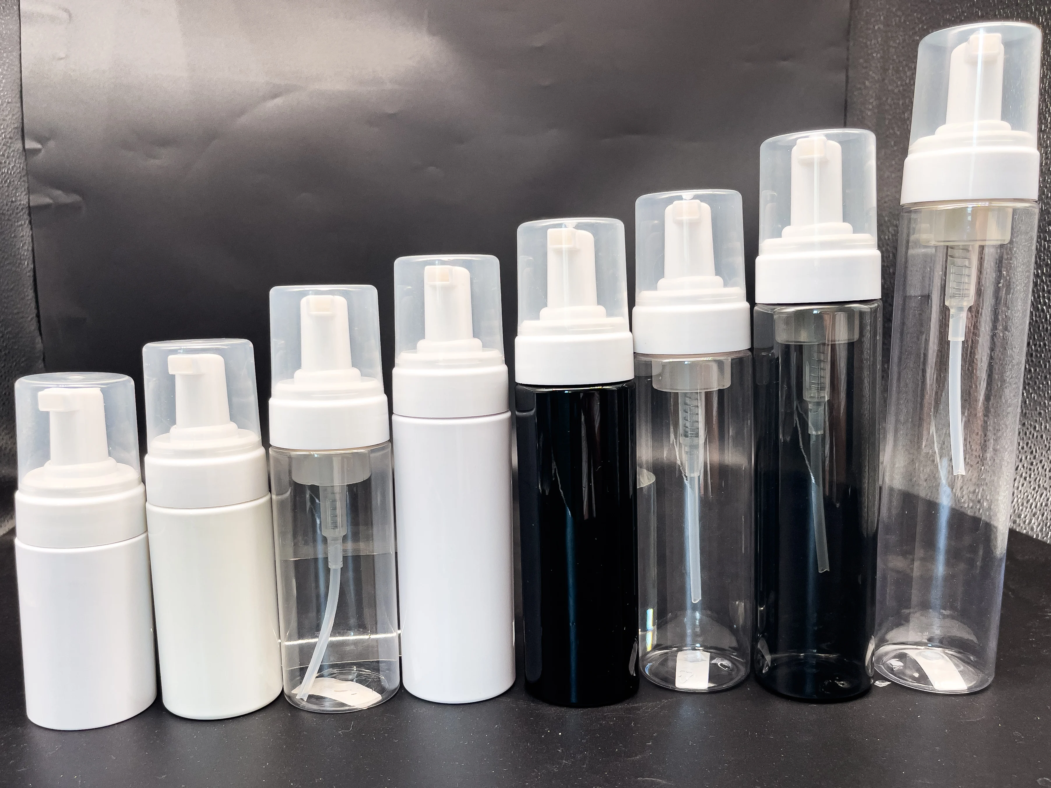 100 ML 120ml 150ml 180ml  200ml 250Ml 3oz 4oz 5oz 6oz 7oz 8oz 10oz Pet Plastic Pump Bottol Pet Foam Bottle Set With Pump Head