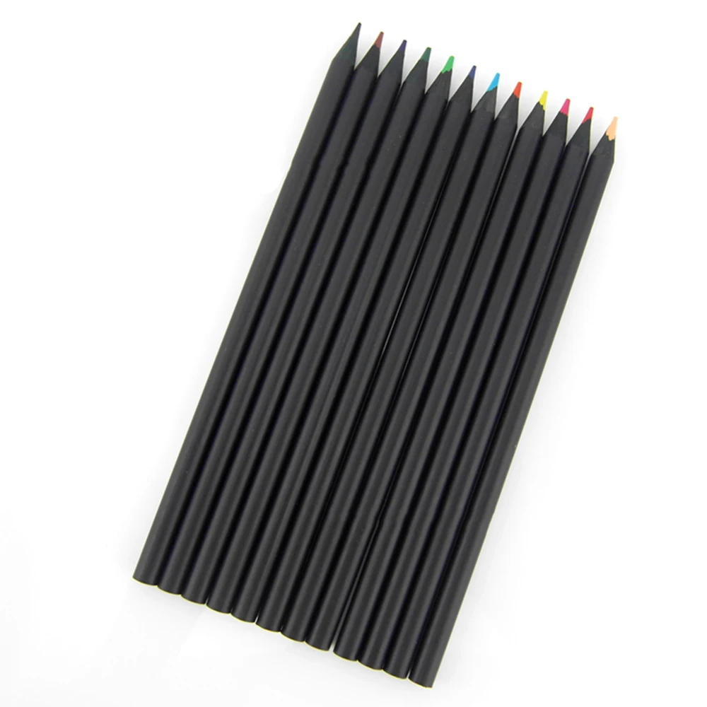 
Triangular Lead Custom Oil Based Fiber Castel Set Mini Colored Pencils 