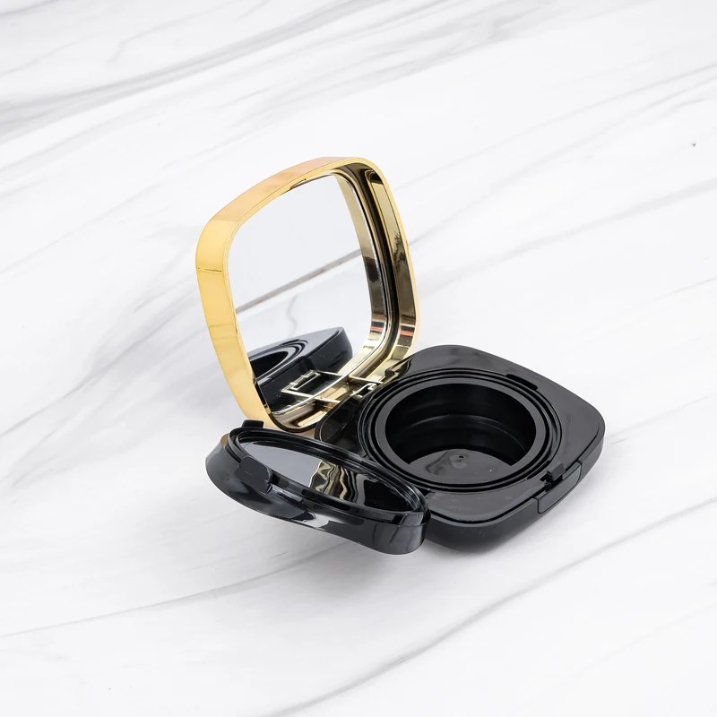 15g empty custom plastic square bb cream case cc cream container liquid foundation case