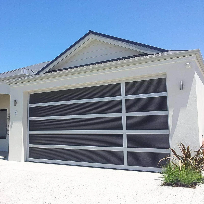 JST Insulated Automatic Sectional Aluminum Fiberglass Mesh Roll up Garage Doors