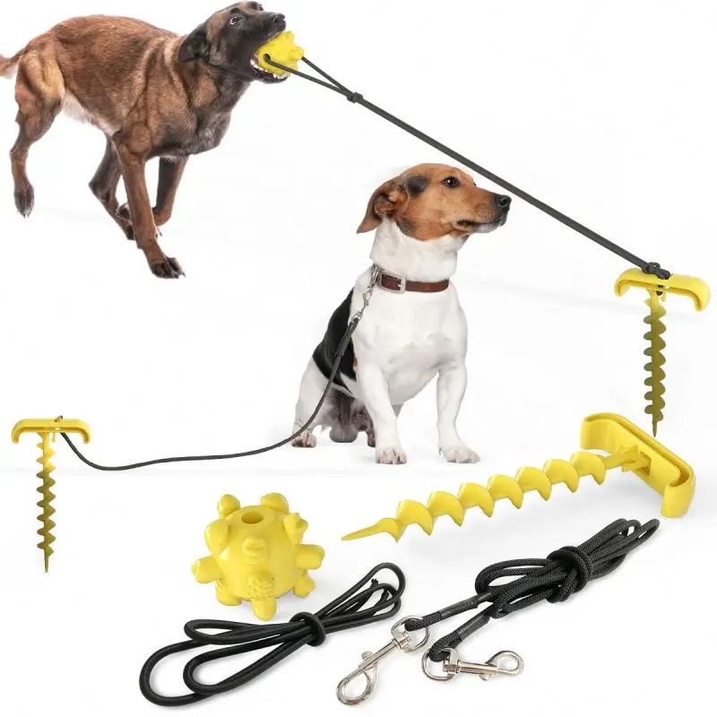 Hot Style Dog Accessories Games Double Suction Cup Pull Leash Pet Molar Grinding Stick Dog Toothbrush Chew Toy Pet Toys