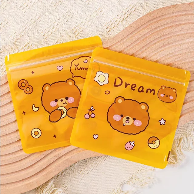 Custom Printing  3 Side Seal Sachet Pouch Ziplock Plastic Heatseal Edible Mylar Candy Biscutes Cookies Snack Food Packing Bag